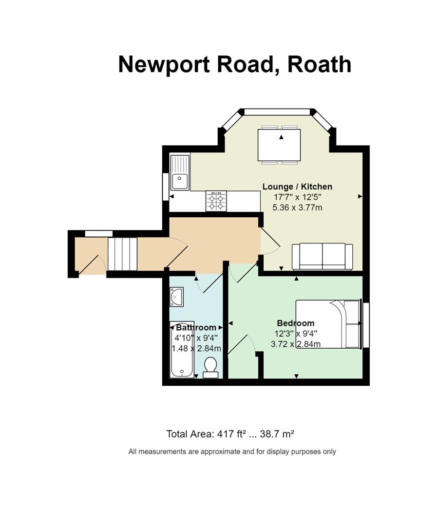 Floorplan for Newport Road, Roath